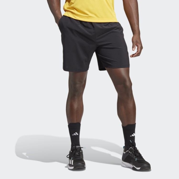 Calção De Tênis Club Stretch Tecido Adidas Preto