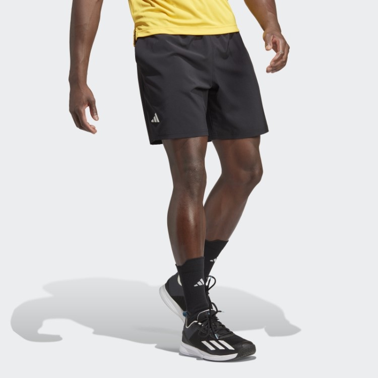 Calção De Tênis Club Stretch Tecido Adidas Preto