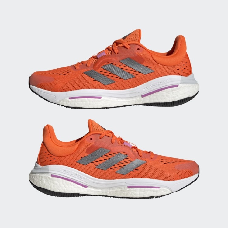Tênis De Corrida Adidas Solarcontrol Laranja