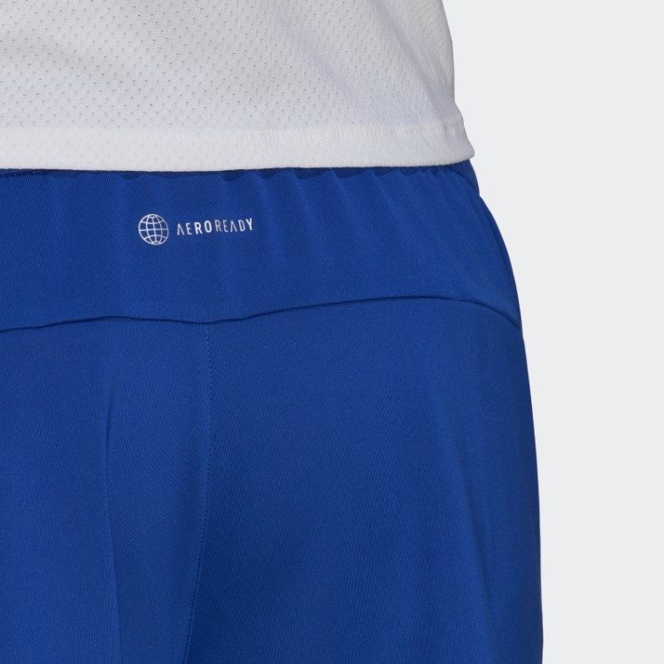 Bermuda Azul Royal Desenhada Para Treino Adidas