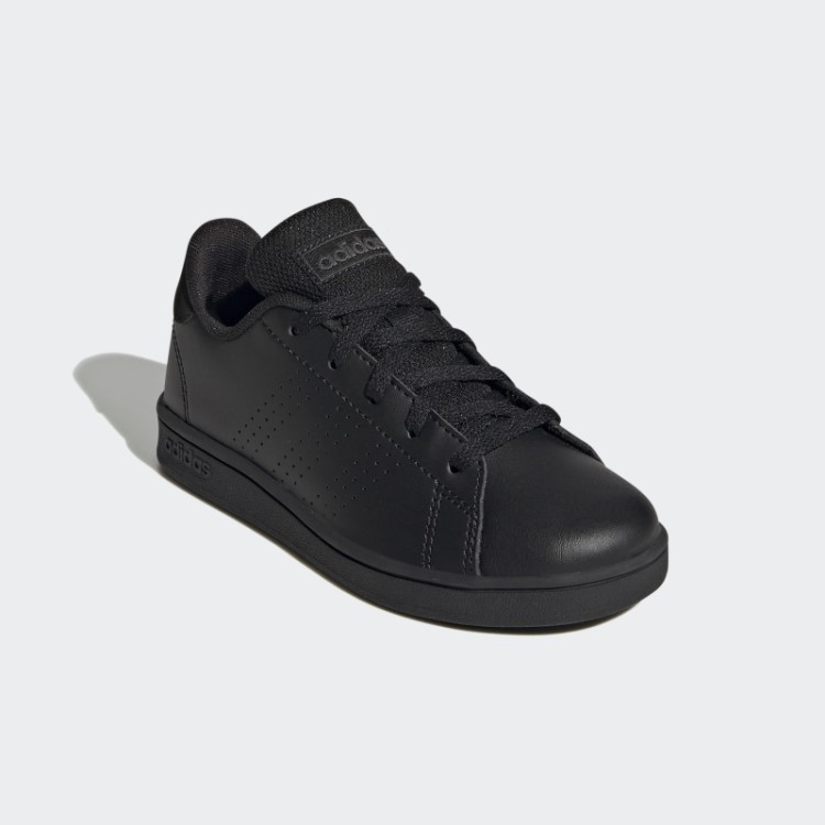 Sapato De Renda Corte De Estilo De Vida Vantagem Preto Adidas