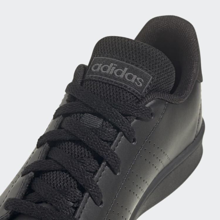 Sapato De Renda Corte De Estilo De Vida Vantagem Preto Adidas