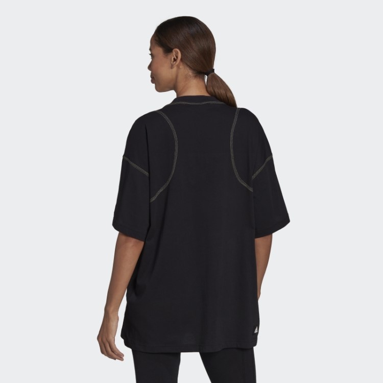 Camiseta Preta Fashion Adidas Sportswear Superher
