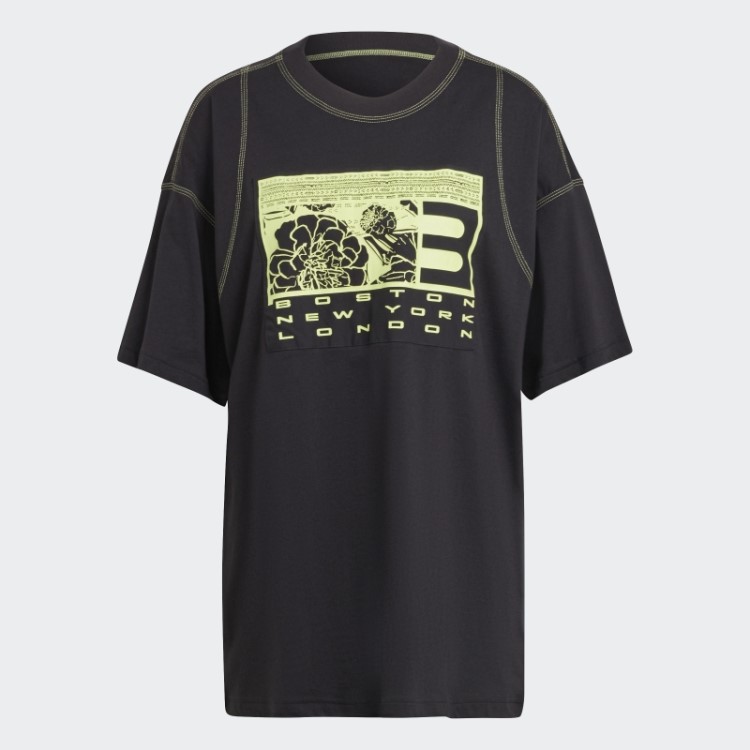 Camiseta Preta Fashion Adidas Sportswear Superher