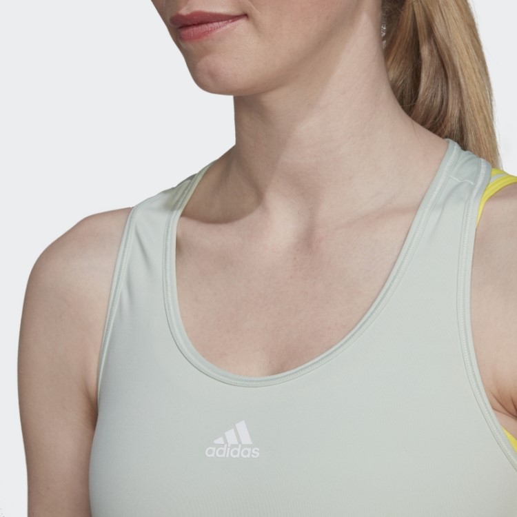 Regata Verde Aeroready Train Hiit Cropped Adidas