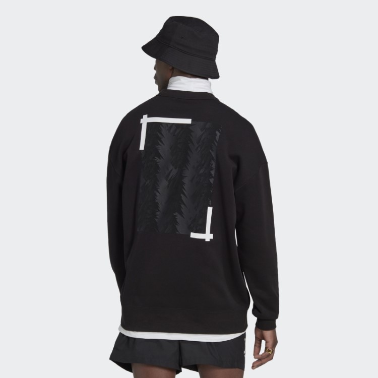 Moletom Preto Juventus Com Estampa De Tripulação Adidas