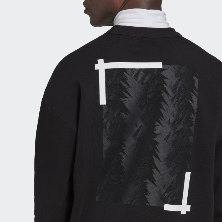 Moletom Preto Juventus Com Estampa De Tripulação Adidas