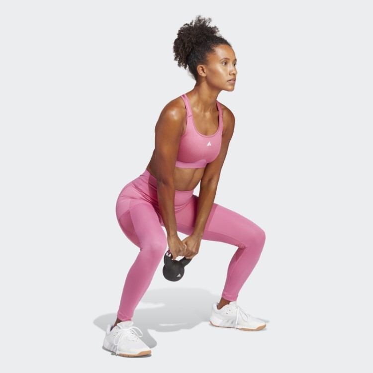 Leggings 7/8 De Alta Intensidade Train Essentials Adidas Fúcsia
