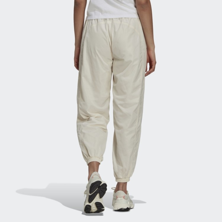 Calça Esportiva De Nylon Adicolor Branca Adidas