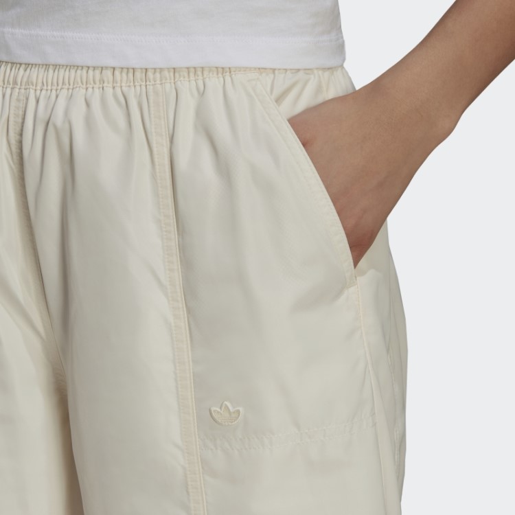 Calça Esportiva De Nylon Adicolor Branca Adidas
