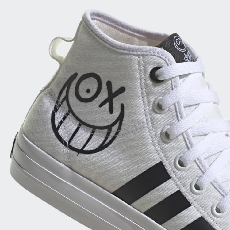 Tênis Branco Nizza High Rf X André Saraiva Adidas