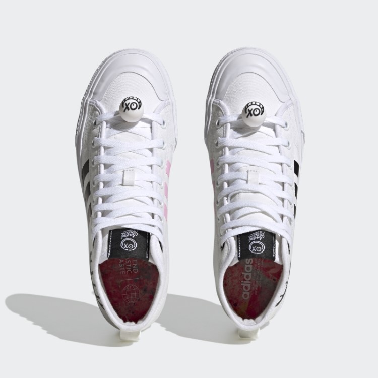 Tênis Branco Nizza High Rf X André Saraiva Adidas