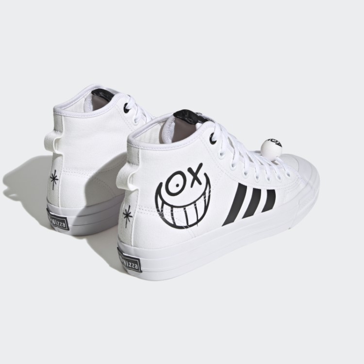 Tênis Branco Nizza High Rf X André Saraiva Adidas