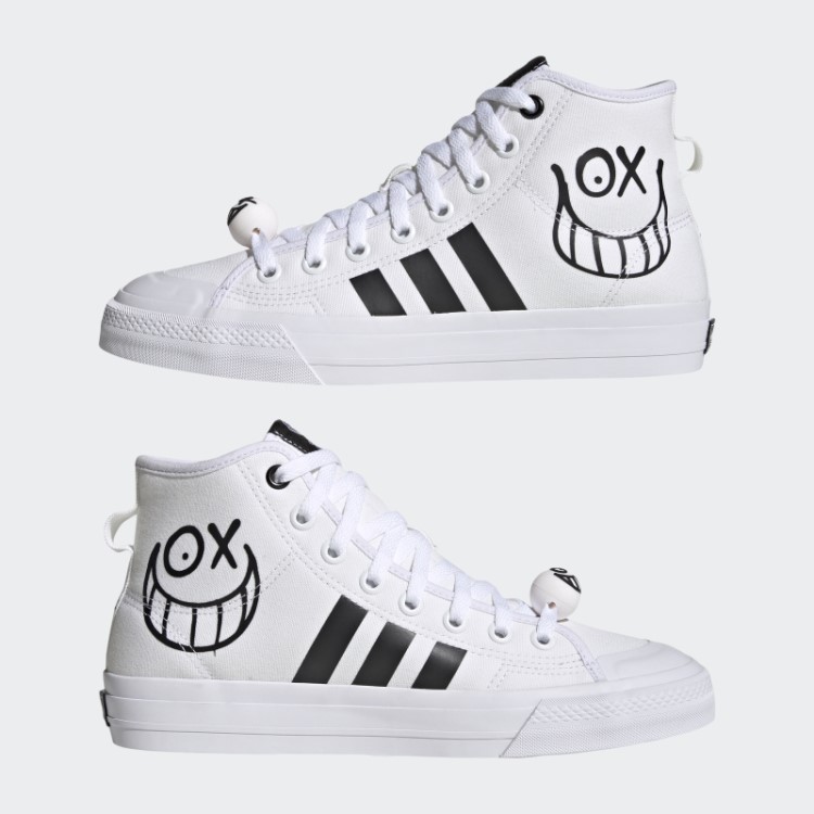 Tênis Branco Nizza High Rf X André Saraiva Adidas