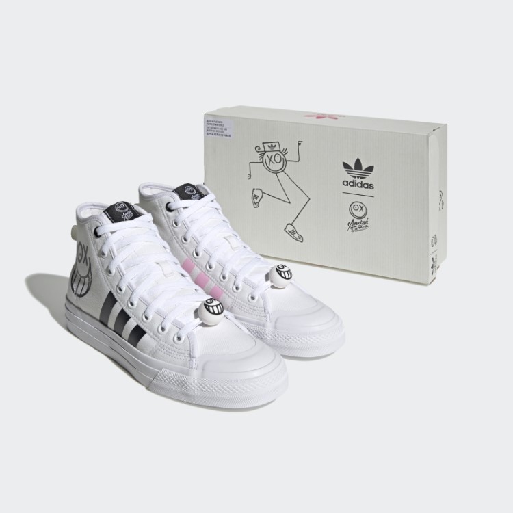 Tênis Branco Nizza High Rf X André Saraiva Adidas