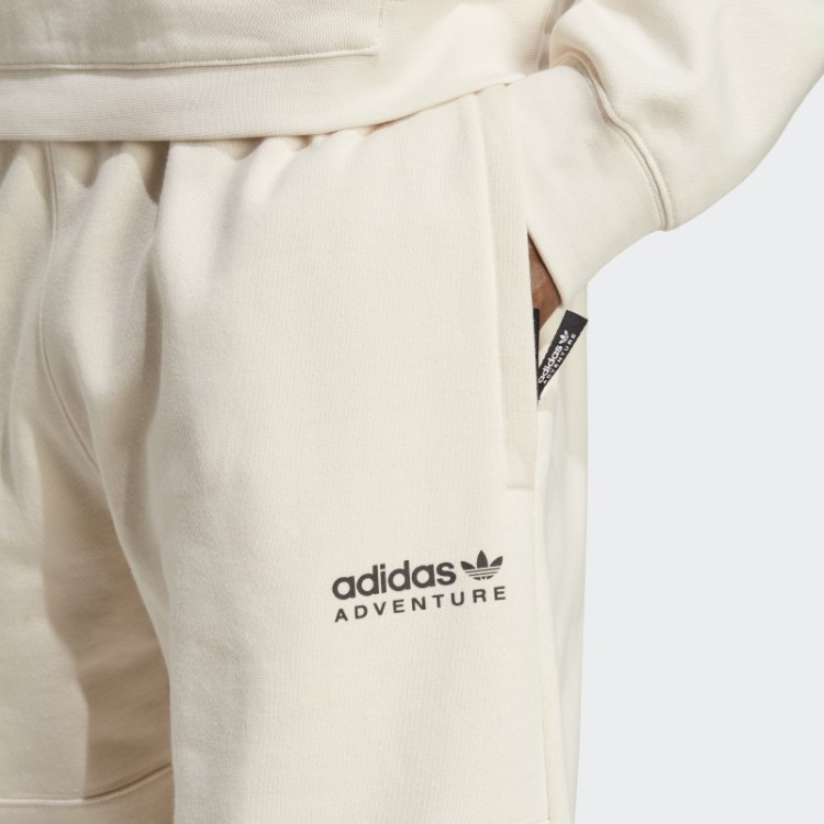 Calça De Moletom Adidas Adventure Moda Branca