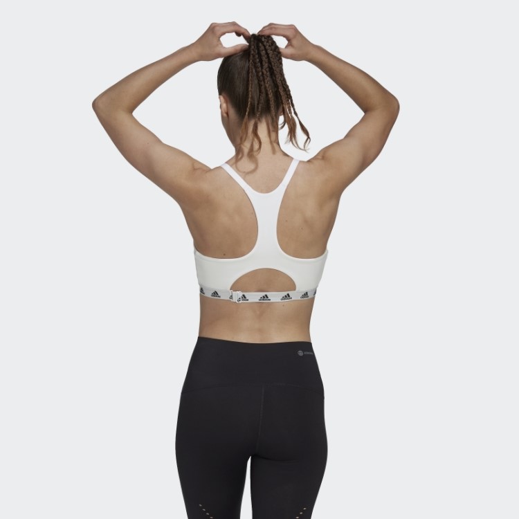 Grow Positivity Sutiã De Amamentação Com Suporte De Luz Para O Dia A Dia Branco Adidas