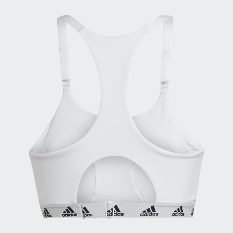 Grow Positivity Sutiã De Amamentação Com Suporte De Luz Para O Dia A Dia Branco Adidas