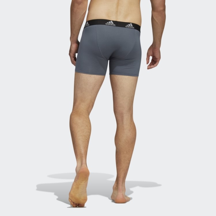 Conjunto De Três Calções De Desempenho Cinza Adidas