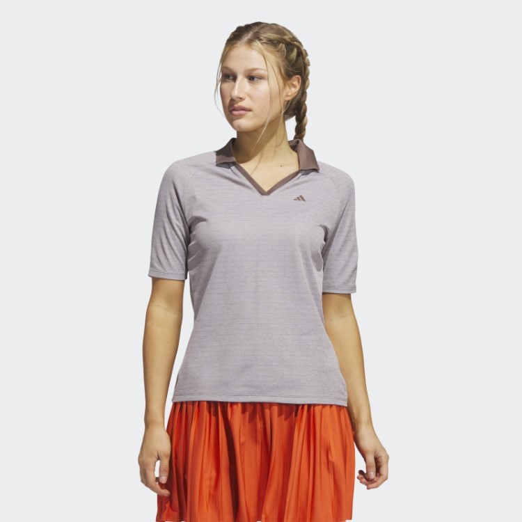 Earth Adidas Ultimate365 Tour No-show Camisa Pólo Meia Manga De Golfe