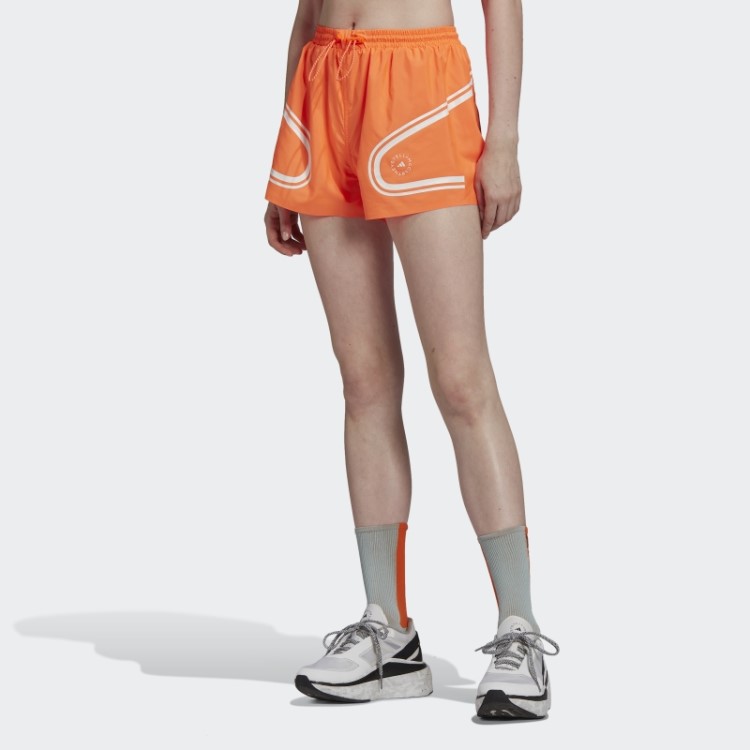 App Laranja Adidas By Stella Mccartney Truepace Shorts De Corrida Fashion