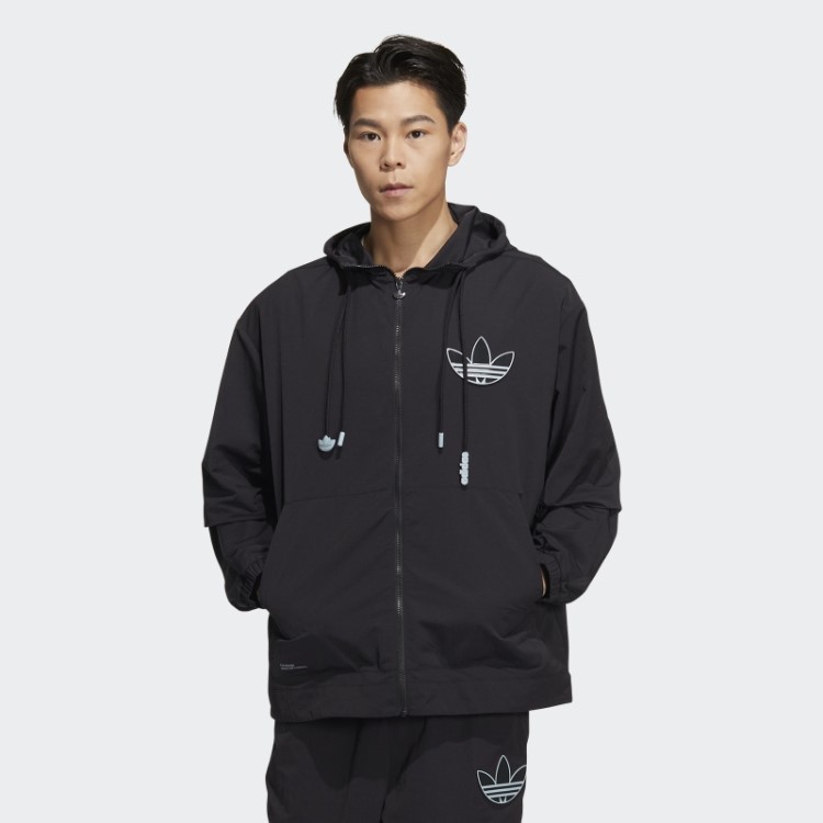 Blusão Preto Adicolor Adidas