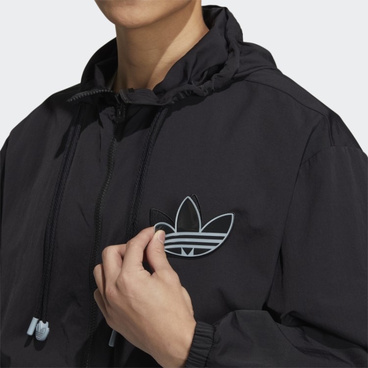 Blusão Preto Adicolor Adidas