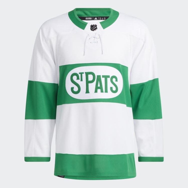 Camisa Maple Leafs St Pats Adidas Branco