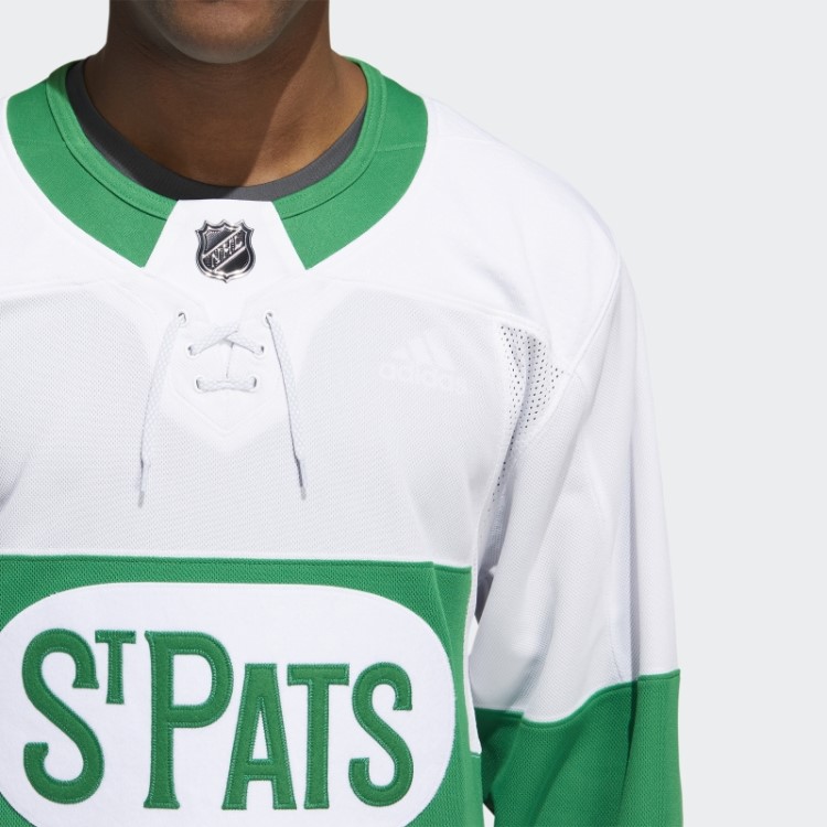 Camisa Maple Leafs St Pats Adidas Branco