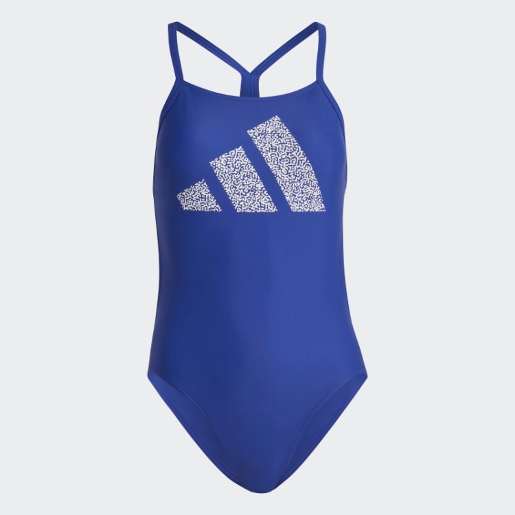 Adidas Maiô Com Estampa De Logo 3 Bar Azul