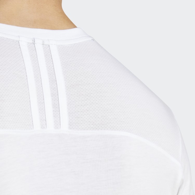 Camiseta Branca Para Treino Adidas Yoga Base