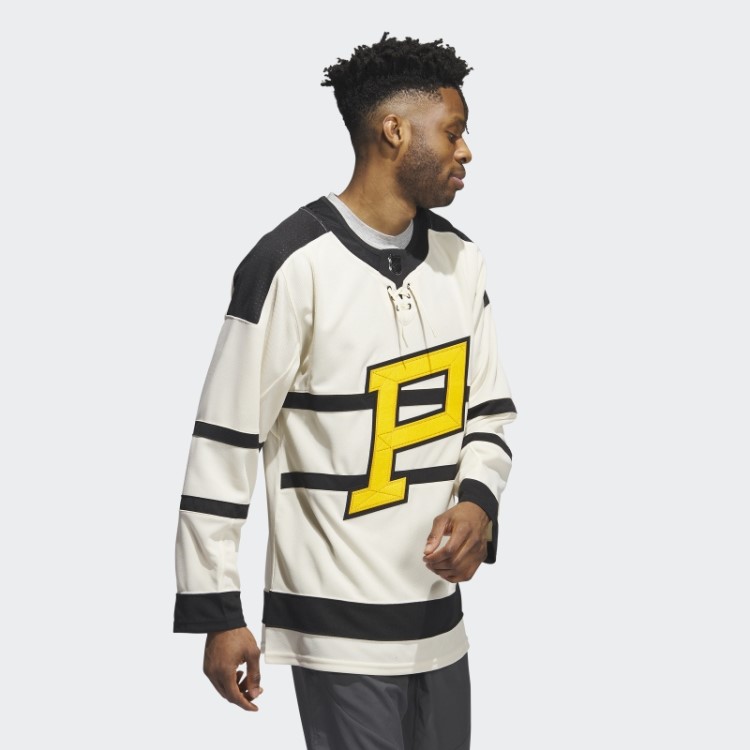 Pinguins Autêntica Camisa Clássica De Inverno Com Marca De Palavra Bege 15 Ccm-sld Adidas