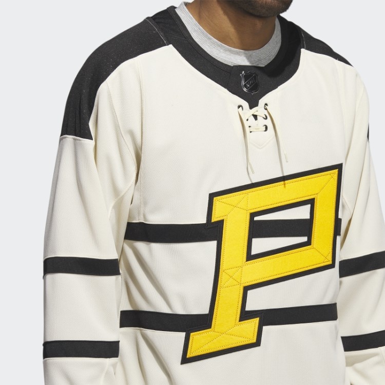 Pinguins Autêntica Camisa Clássica De Inverno Com Marca De Palavra Bege 15 Ccm-sld Adidas