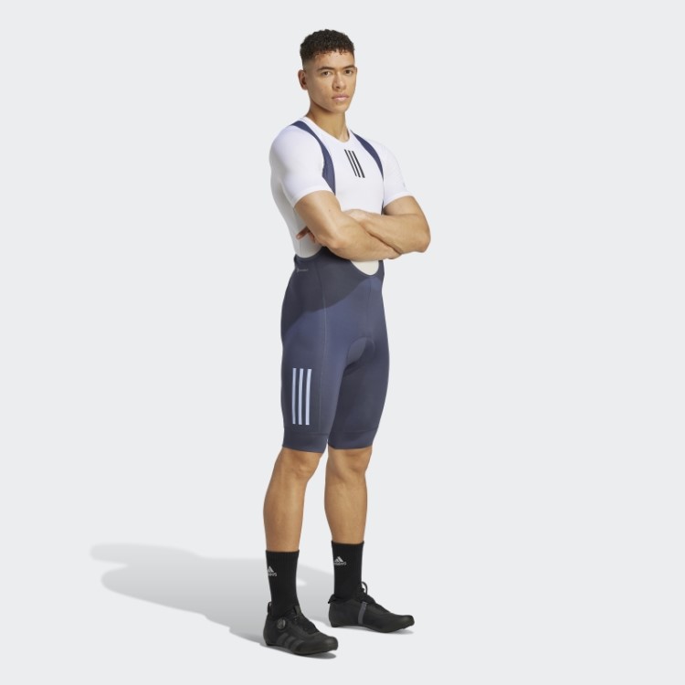 Bermuda De Ciclismo Acolchoada Azul Marinho Adidas