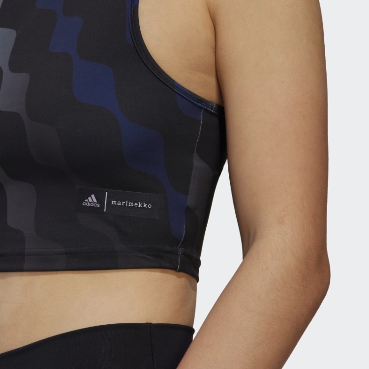 Adidas X Marimekko Train Icons Estampada Regata Preto Quente