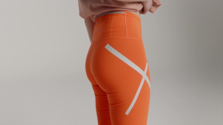 Bermuda De Ciclismo Adidas By Stella Mccartney Truepace Laranja Quente