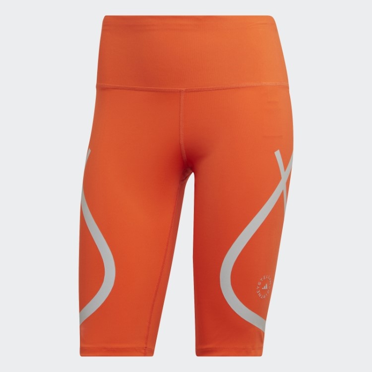 Bermuda De Ciclismo Adidas By Stella Mccartney Truepace Laranja Quente