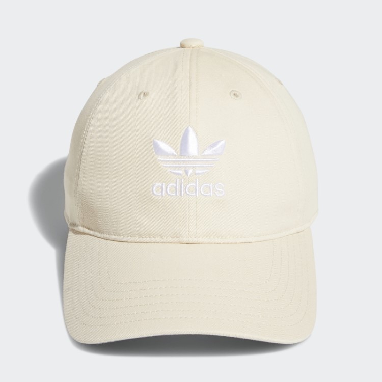 Boné Branco Adidas Com Tira Na Parte De Trás