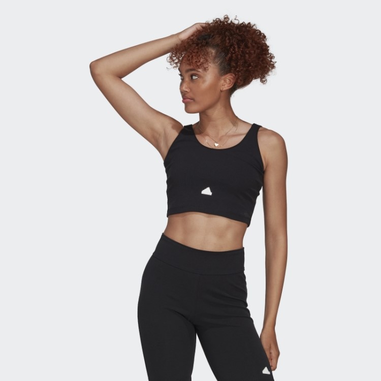 Adidas Top Cropped Preto