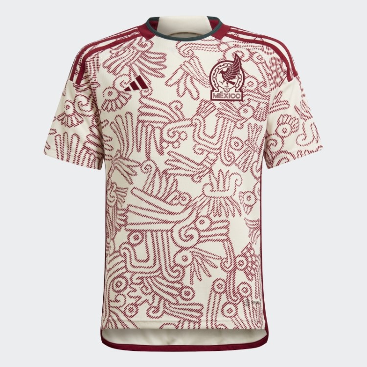 Camisa Branca Adidas México 22 Fora