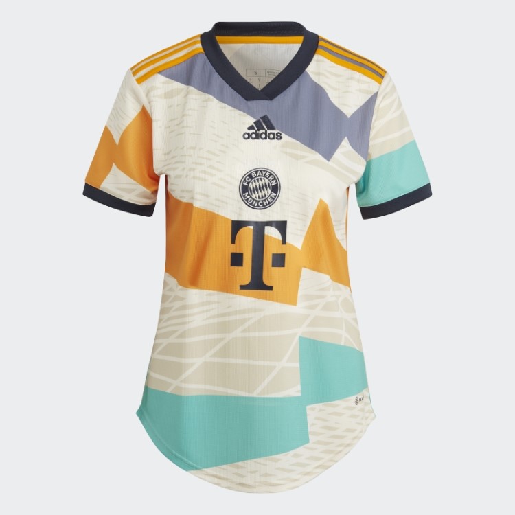Branco Fc Bayern 22/23 Quarta Camisa Adidas