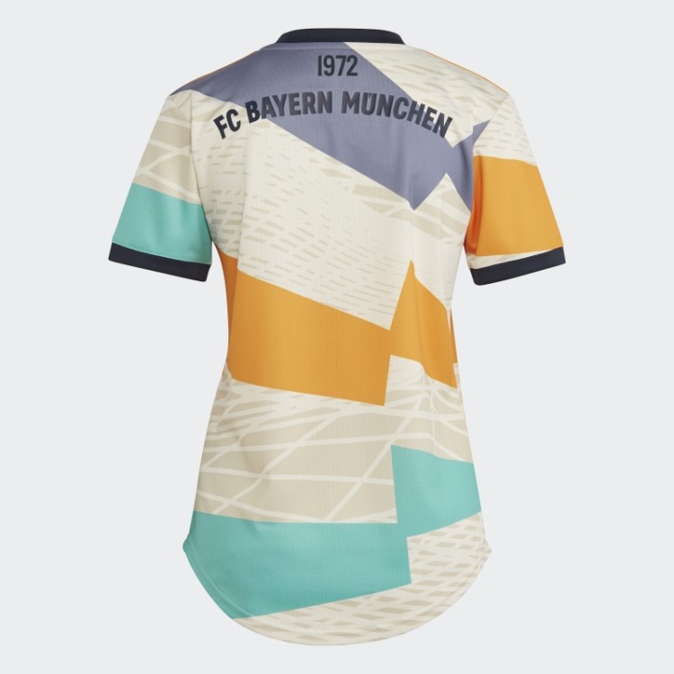 Branco Fc Bayern 22/23 Quarta Camisa Adidas
