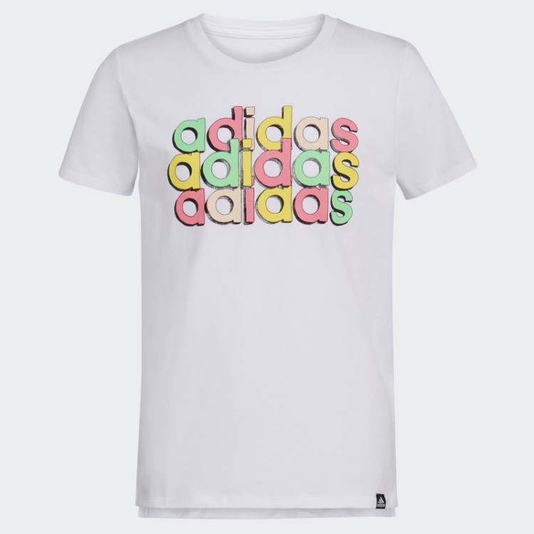 Camiseta Branca Manga Curta 22 Adidas