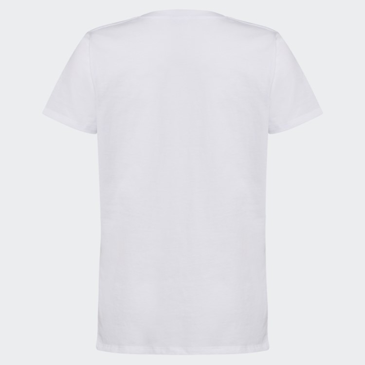 Camiseta Branca Manga Curta 22 Adidas