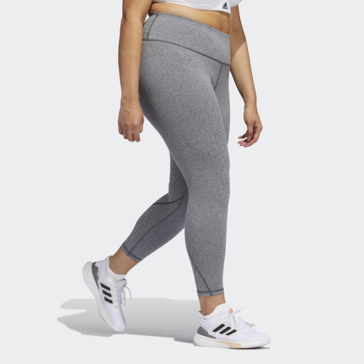 Leggings De Treino Adidas Optime Urze Cinza Escuro (tamanho Grande)