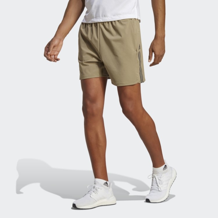 Bermuda Com Zíper Tecida Alphastrength Orbit Verde Adidas