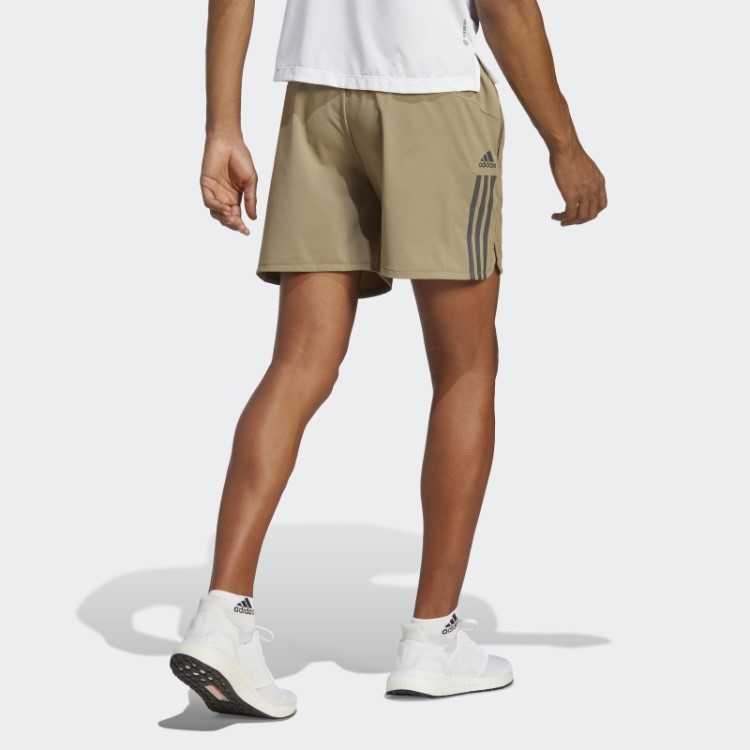 Bermuda Com Zíper Tecida Alphastrength Orbit Verde Adidas