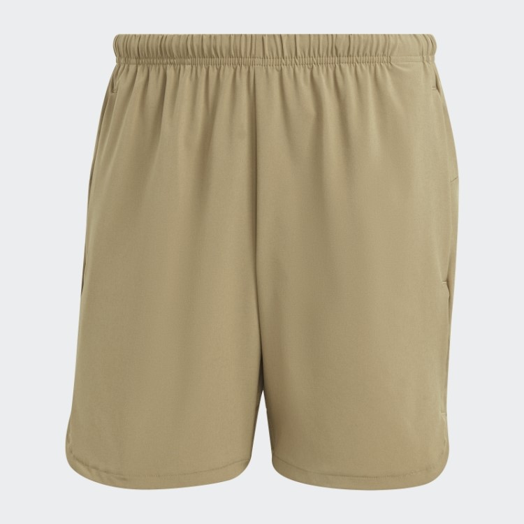 Bermuda Com Zíper Tecida Alphastrength Orbit Verde Adidas