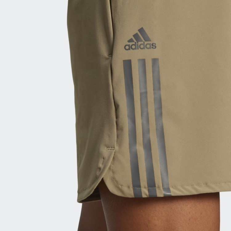 Bermuda Com Zíper Tecida Alphastrength Orbit Verde Adidas
