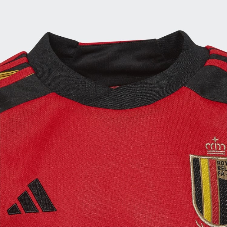 Elegante Adidas Belgium 22 Home Jersey Preto